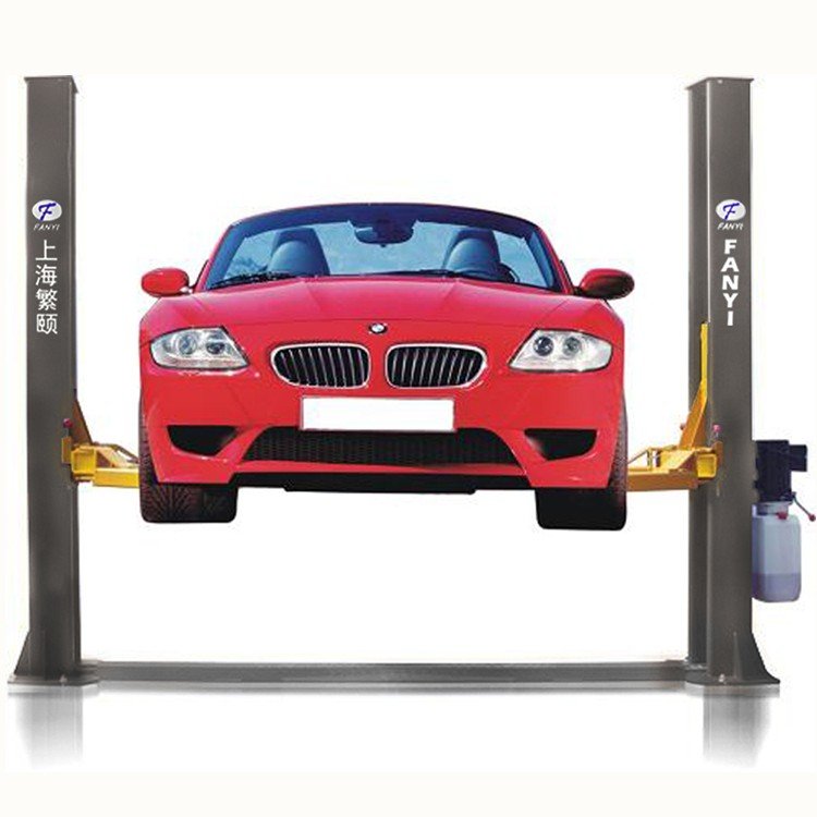 Best Price in Stock Fast Delivery CE Certification Cheap Double-cylinder Hydraulic clear Floor Automotive 2 Post Lift with Beam